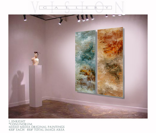 A tale of Two Cities Abstract Painting