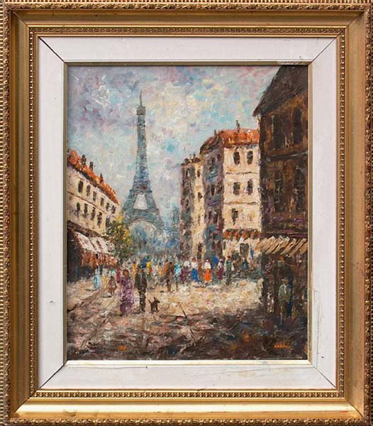 Paris with the Eiffel tower