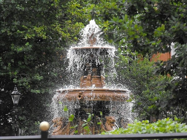 Fountain in the square