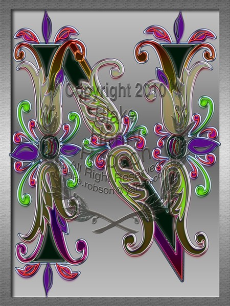 Pictorial Alphabet Letter N