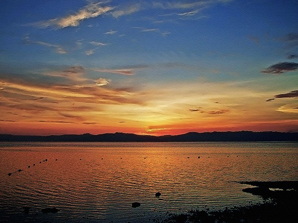 sunset of contrasts no. 2 from cebu, philippines