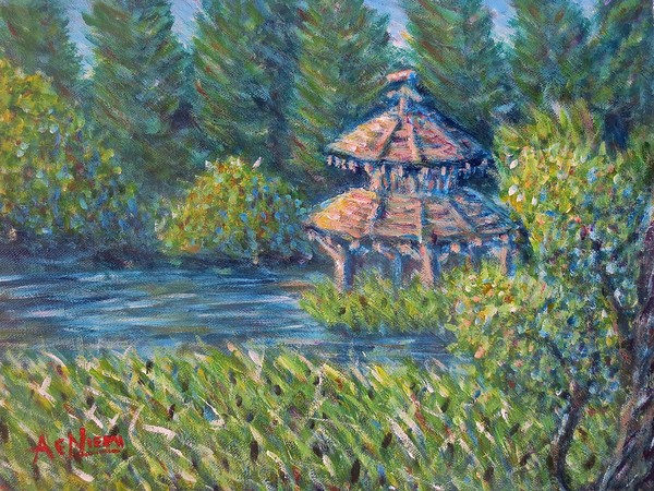 Gazebo By Water