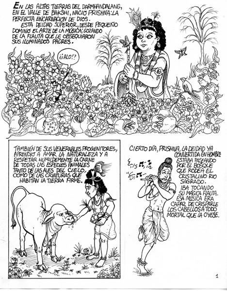 Krisna comic page 01