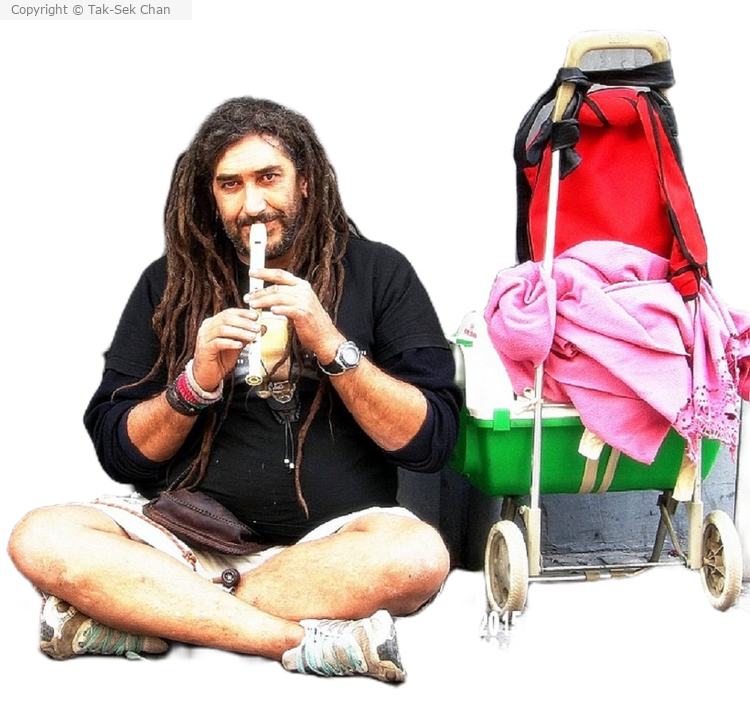Recorder Player, Santa Cruz de Tenerife, Spain 01-10-2015