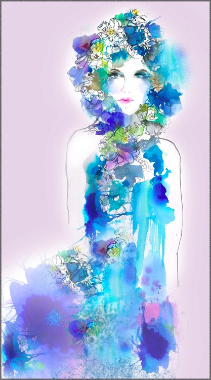 She wears anemones