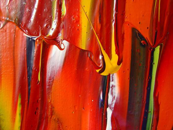 Detail of a painting