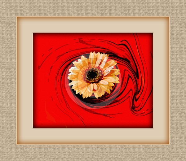 Blood red