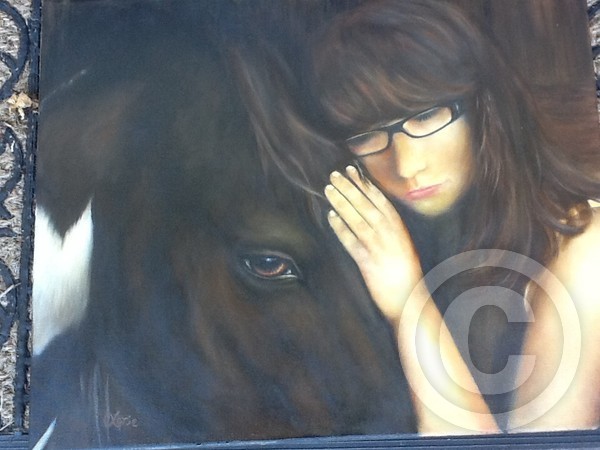 A Girl and Her Horse