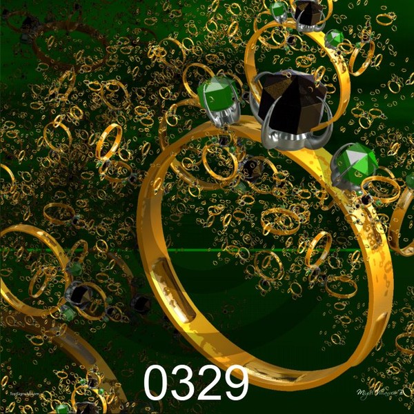 0329 precious stones ring