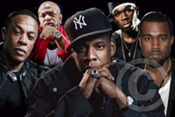 JAY Z, KANYE WEST, DR DRE, BIRDMAN, 50 CENT by DON