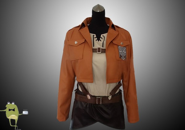 Attack on Titan Cosplay Jacket Eren Jaeger Uniform
