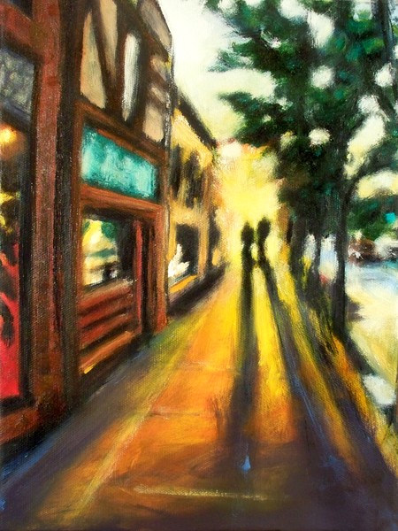 Walking in Campustown