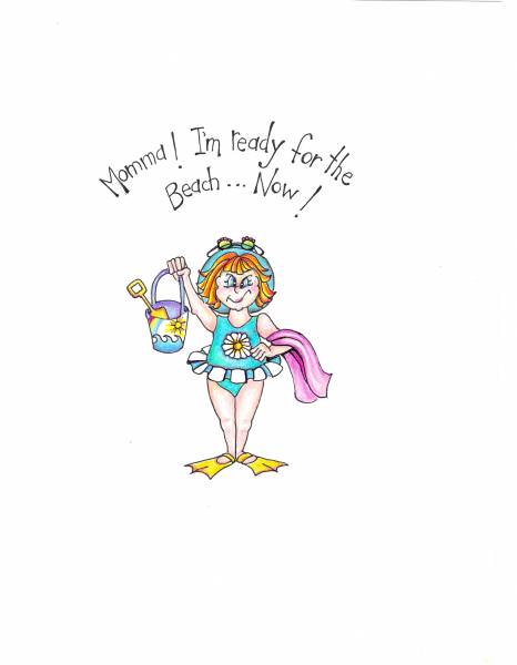 Famous Haley Moments...Ready for the Beach!