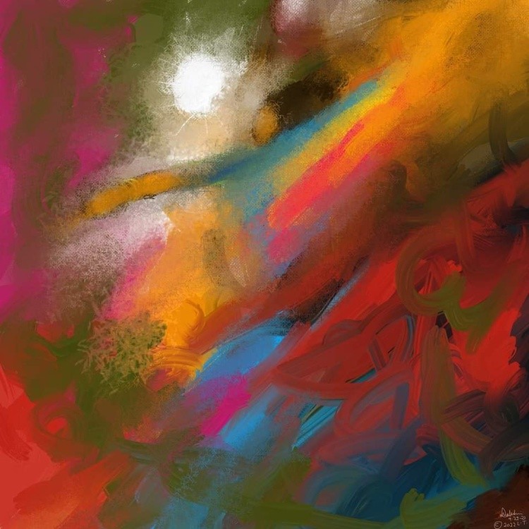 My painting titled The Released(c)2022 L