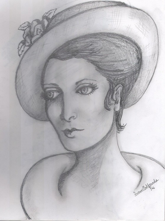 FLOWERED HAT