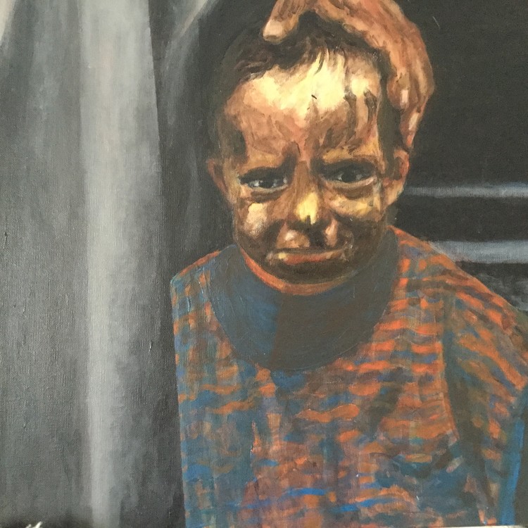 SCARED, SYRIAN CHILD LOST IN WAR