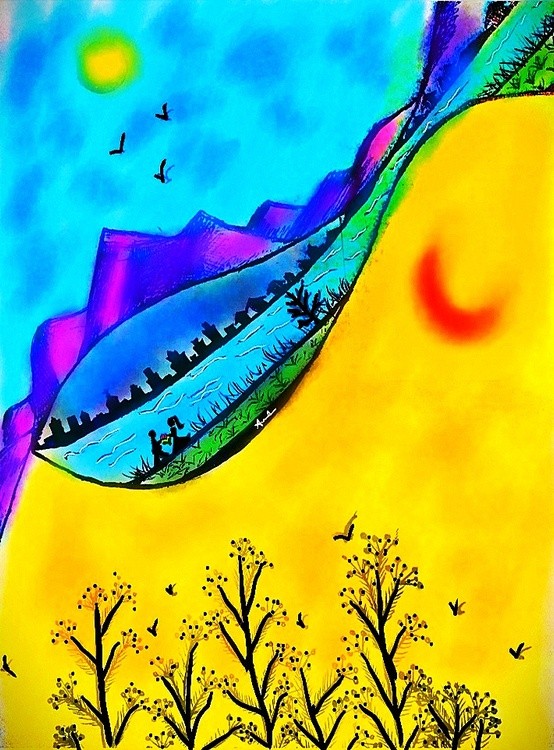Landscape art.. 