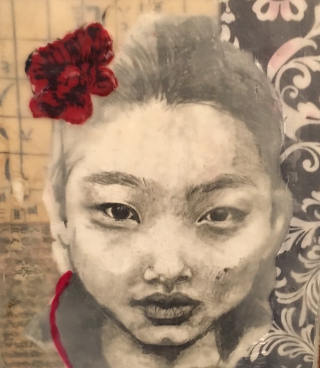 Girl with Flower
