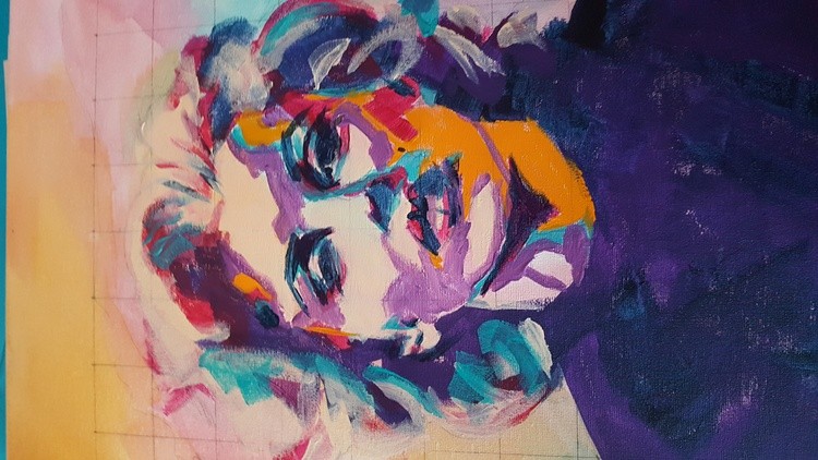 Marilyn quick paint study