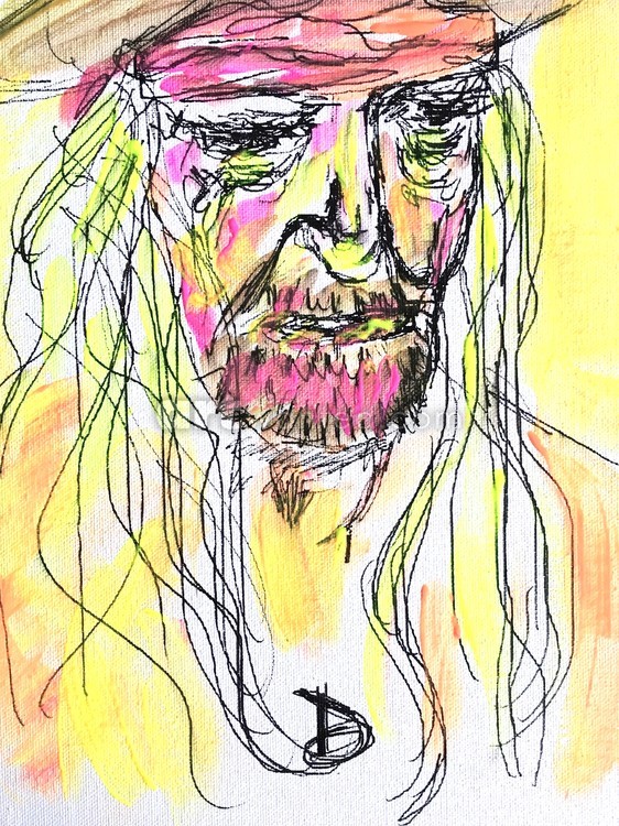 WILLIE NELSON POP PORTRAIT