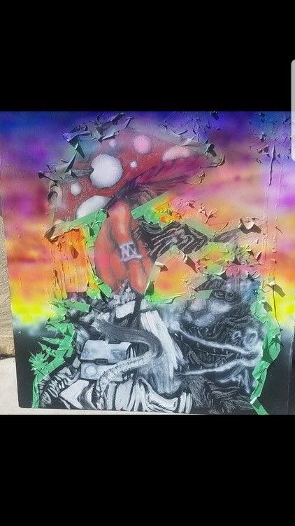 Mushroom woman