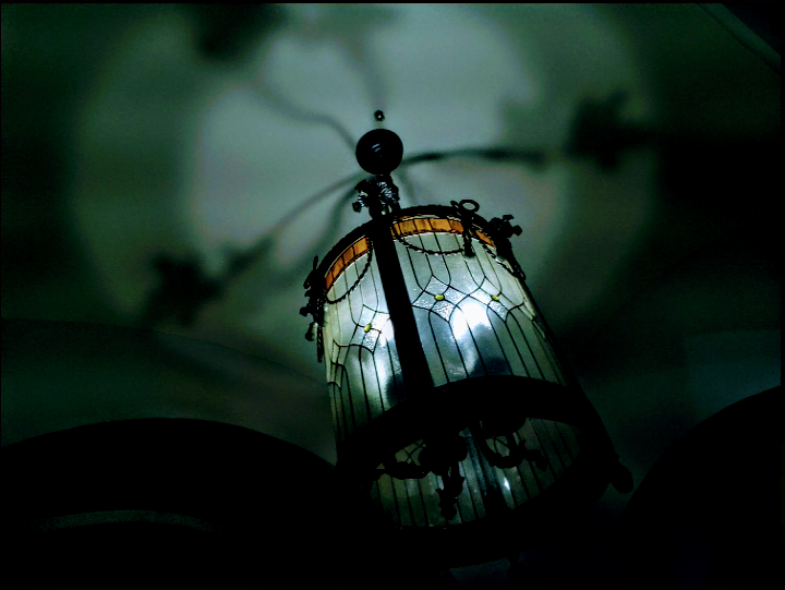 Lantern on the ceiling