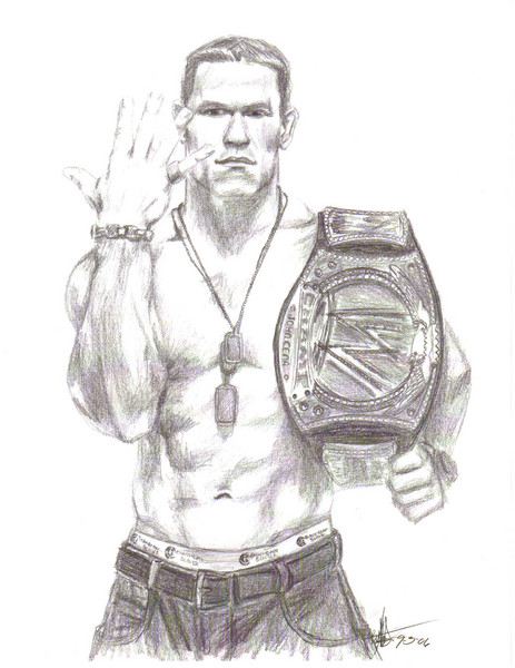 wwe (John Cena) by Vicky Torres | ArtWanted.com