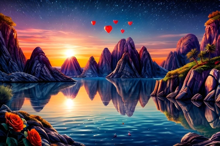 Beautiful view of happy nature