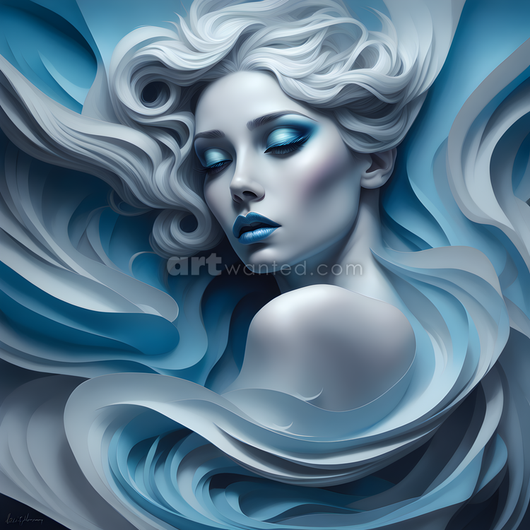 Lady In Blue