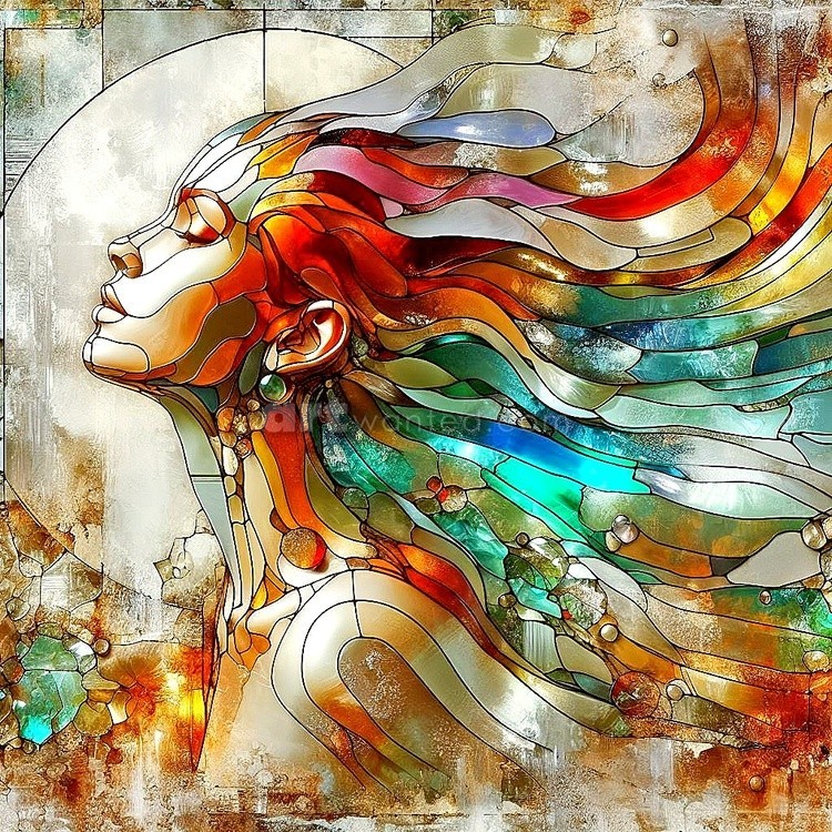 Woman In Sea Glass 