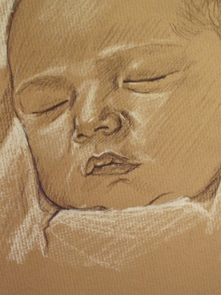Newborn baby Cora