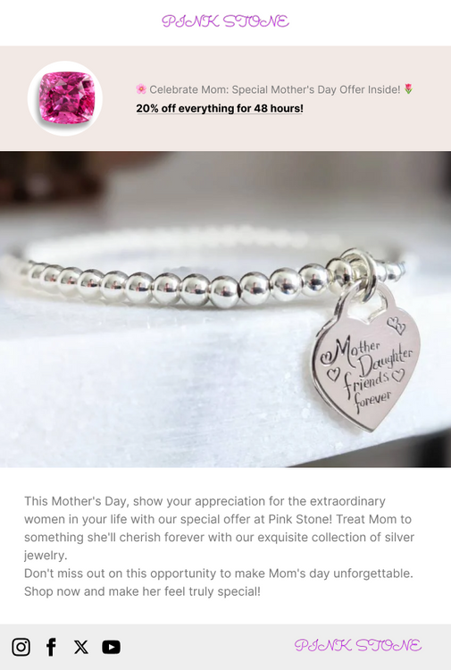 Email Marketing for PINK STONE-2