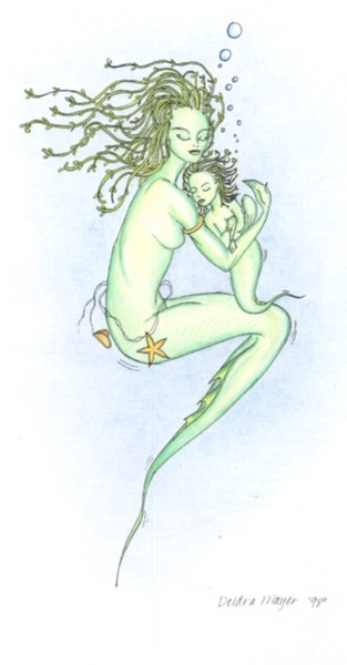 Sea Mother & Child