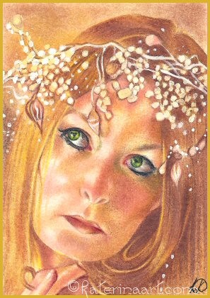 A Mermaid's Crown-ACEO
