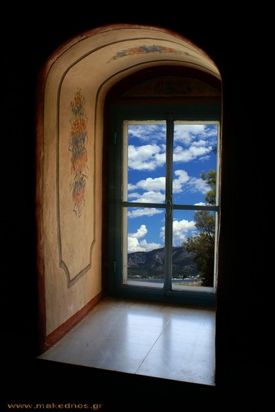 Window and clouds