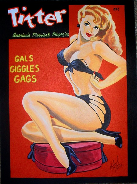 Titter Magazine cover re-production (1940)
