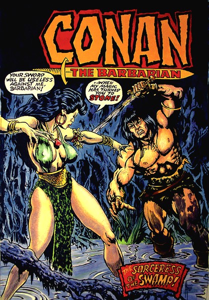 Conan The Barbarian (1978 cover repro)