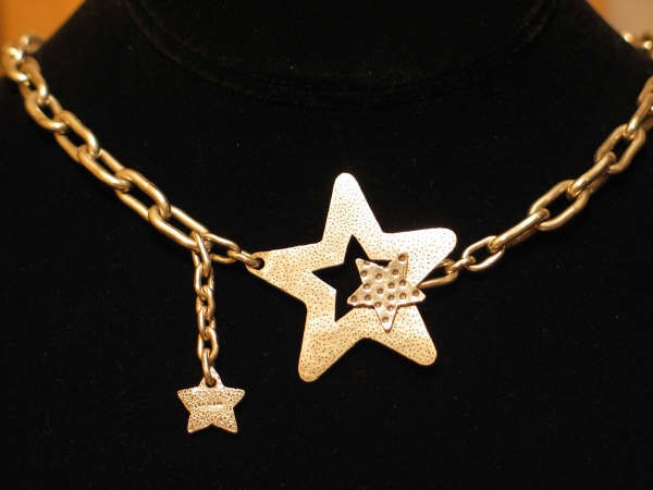 Sterling Silver Necklace w/ Star Clasp