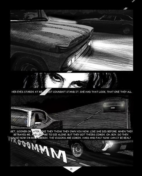 The Black Sun-Velvet Bones, page layout