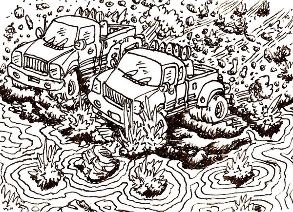 Mud Racing