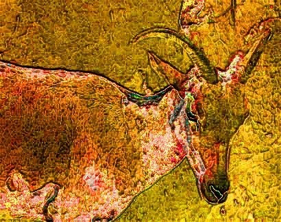 Stylized Bighorn Sheep