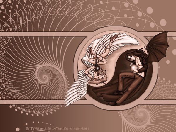 yin yang wallpaper