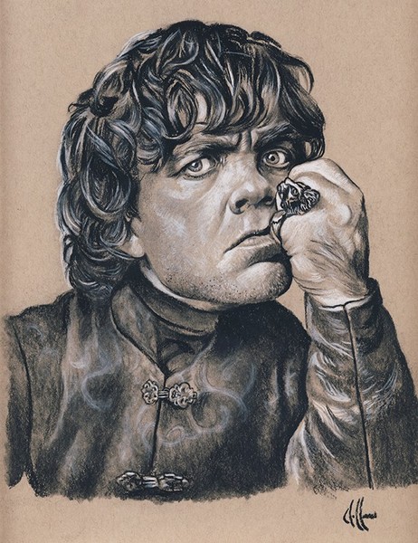 Tyrion Lannister charcoal