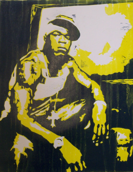 50 Cent- Yellow/Blue