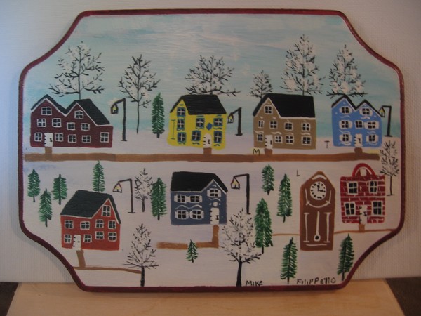 Maple Sky Dreamtree Small Block Painting Series