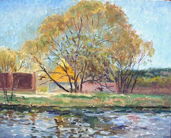 Tree with young sheets