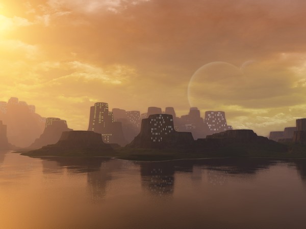 The city