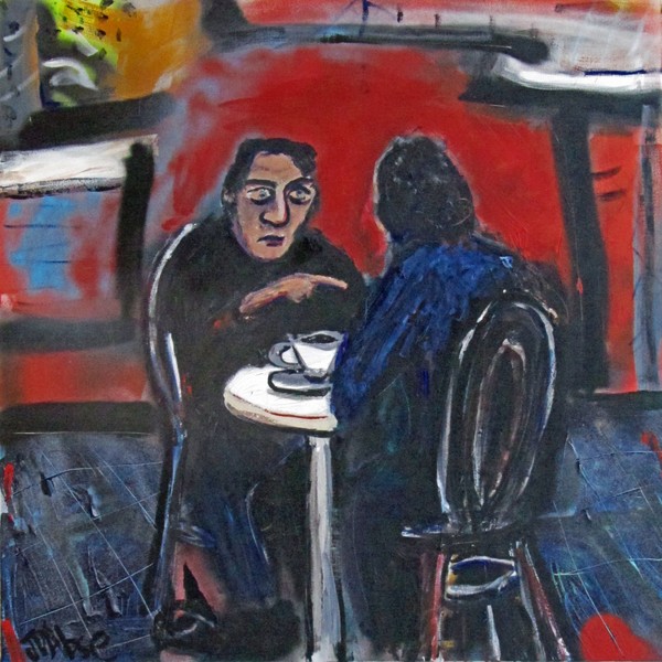 At the cafe