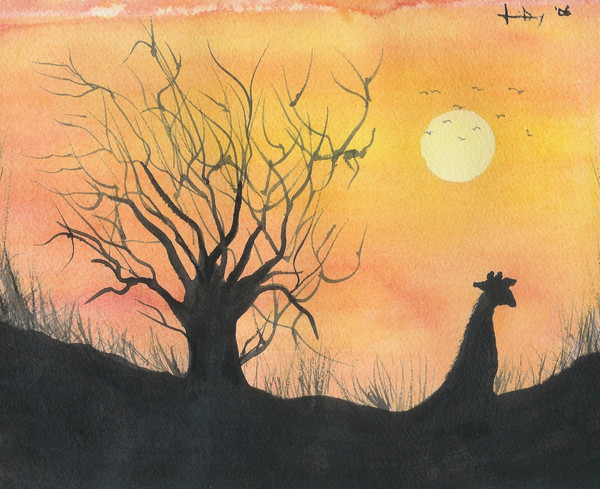 Lone Giraffe