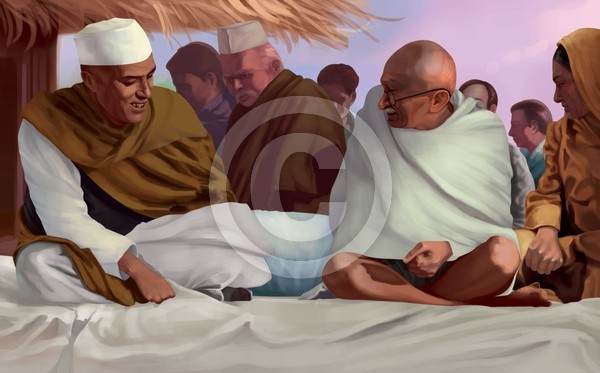 Nehru & Ghandhi